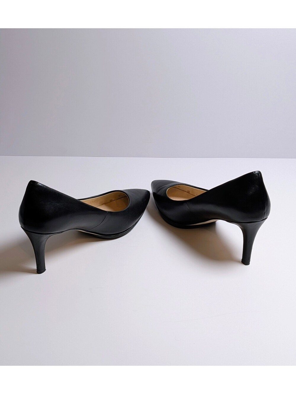 Cole Haan Grand Ambition Pump Black 9B Gold Trip - Picture 3 of 8